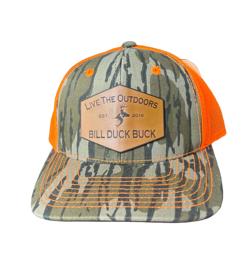 Orange Camo Hat
